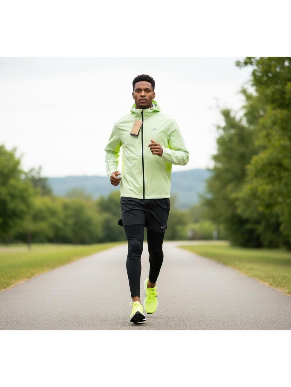 Brand New Technical Nike Running Storm-Fit Waterproof Jacket Men's M FZ1084-701